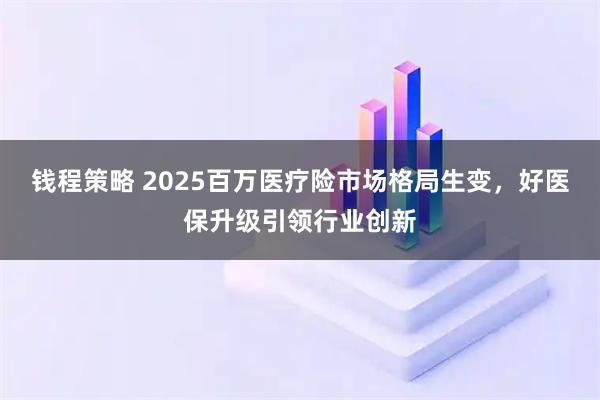钱程策略 2025百万医疗险市场格局生变，好医保升级引领行业创新